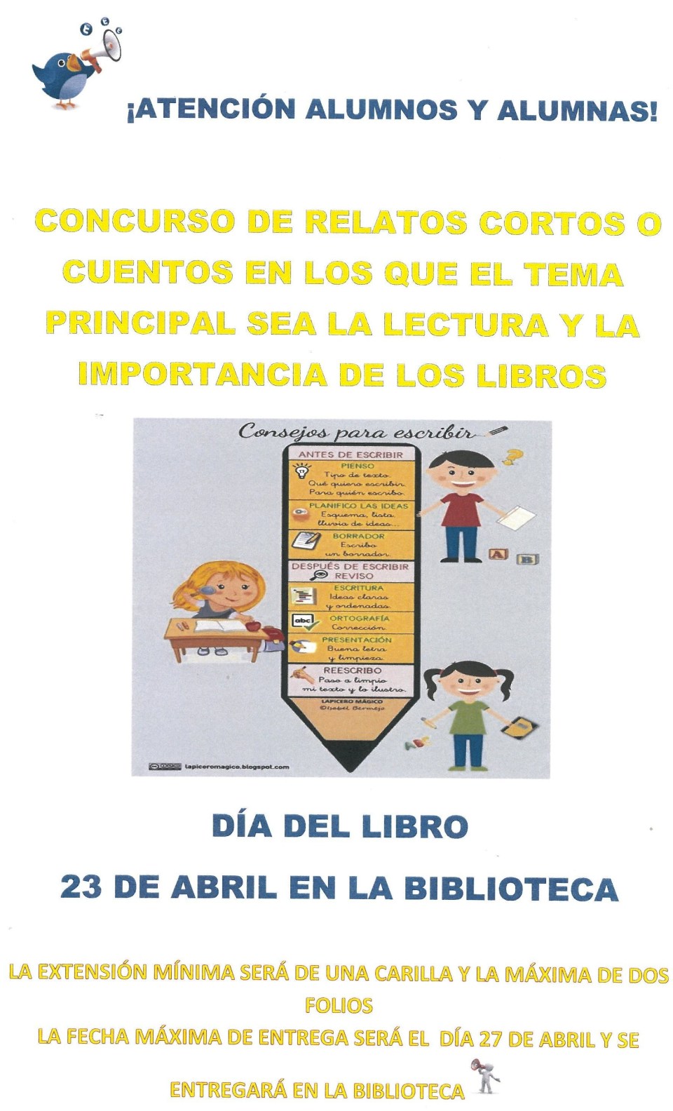 Cartel Día del Libro
