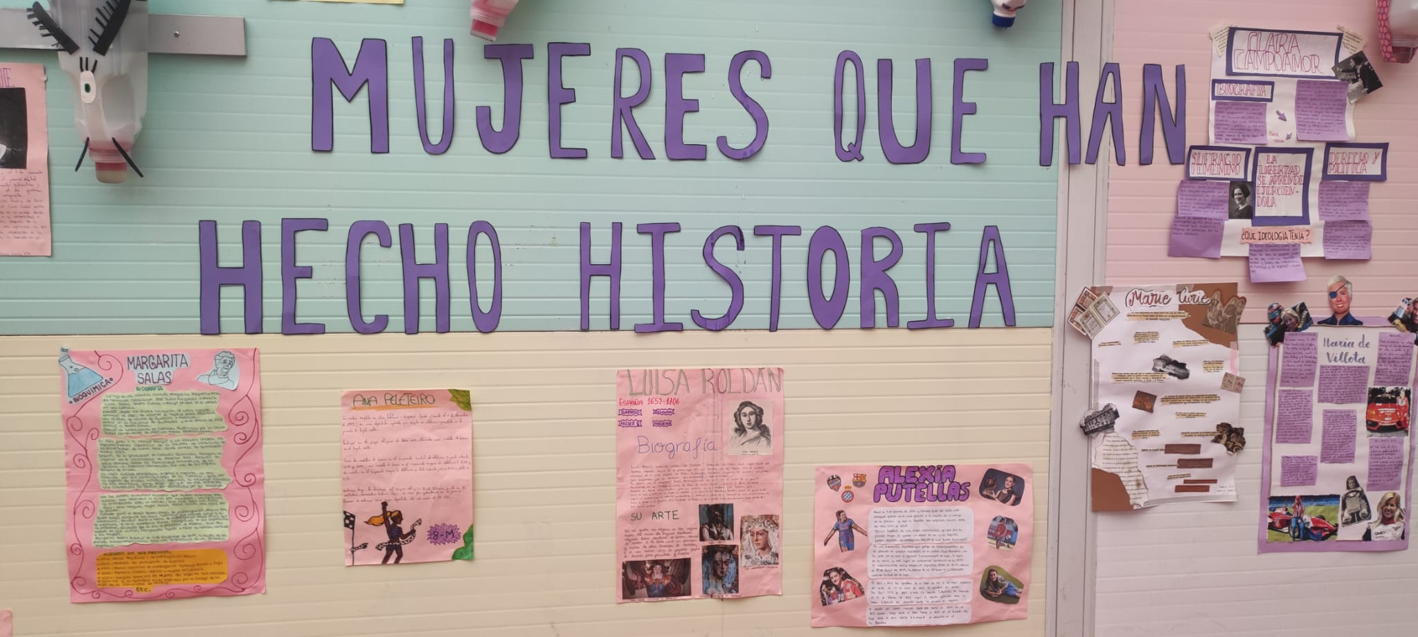 MÁS TRABAJO DEL ALUMNADO DEL CENTRO PARA CELEBRAR EL DÍA DE LA MUJER ...